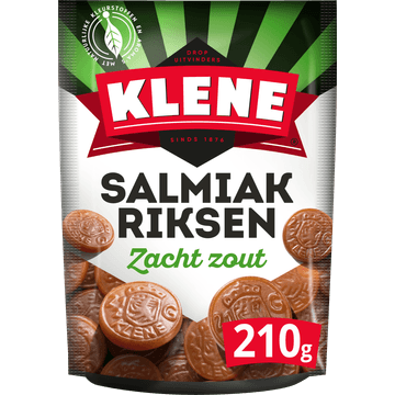 Klene Drop Salmiakriksen 210g