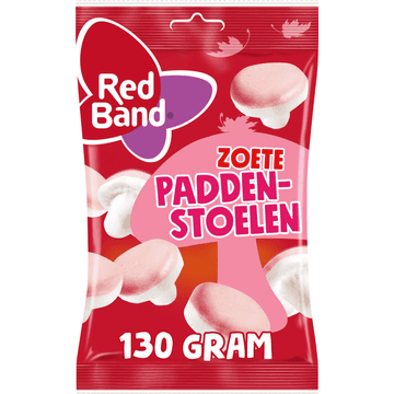 Red Band Zoete Paddenstoelen Zacht Snoep 130g