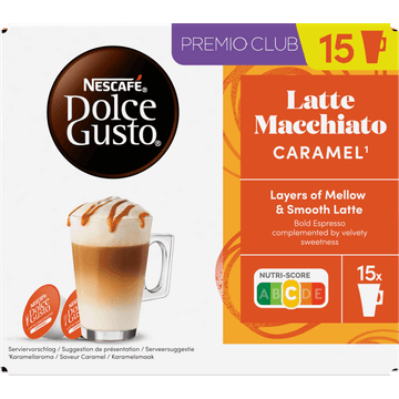 NESCAFÉ Dolce Gusto, Koffiecapsules Caramel Macchiato, 30 cups, 273 gr