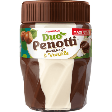 Duo Penotti Hazelnoot & Vanille Maxi Potti 615 g