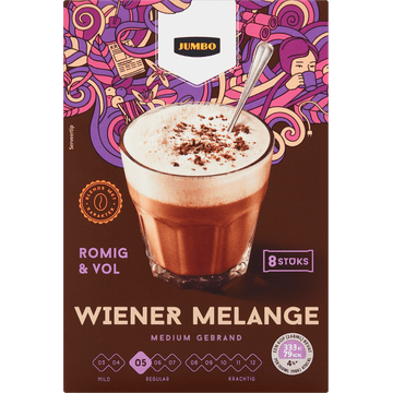 Jumbo Oploskoffie Wiener Melange 8 Stuks
