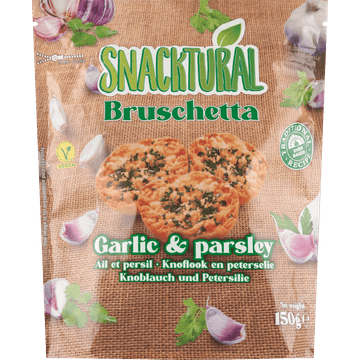 Snacktural Bruschetta Knoflook en Peterselie 150 g