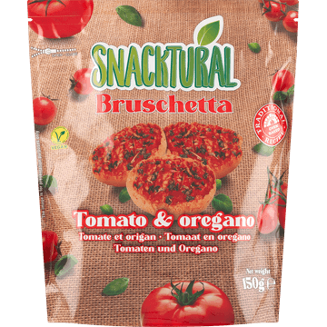 Snacktural Bruschetta Tomaat en Oregano 150 g