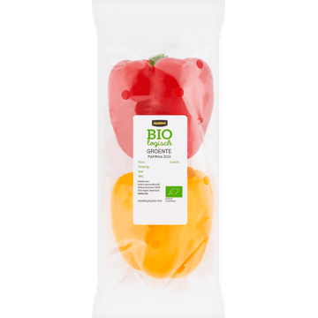 Jumbo Biologisch Paprika Duo 2 Stuks