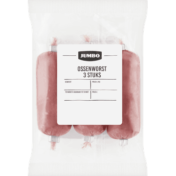 Jumbo Ossenworst 3 Stuks
