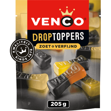 Venco DropToppers Zoet verfijnd 205g