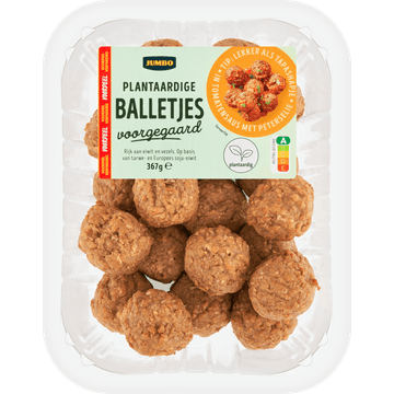 Jumbo Plantaardige Balletjes Voorgegaard Voordeelverpakking 367 g