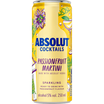 Absolut Cocktails - Passionfruit Martini - 250ML