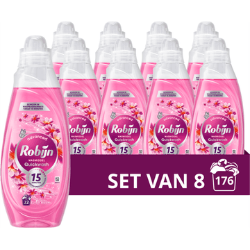 Robijn Advanced Quickwash Vloeibaar Wasmiddel Sunset Bloom 8 x 22 wasbeurten