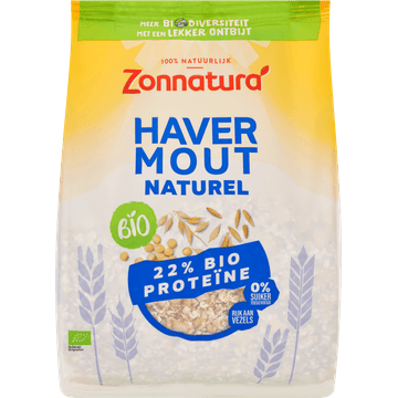 Zonnatura Bio Havermout Naturel 375 g