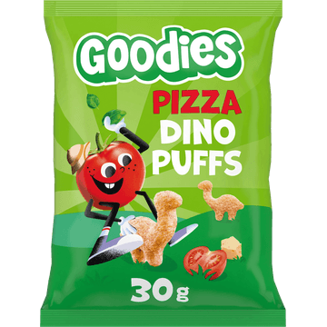 Goodies Snack Dino Puffs Pizza 30g
