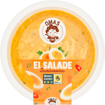 Oma's Ei Salade Surinaams 160 g