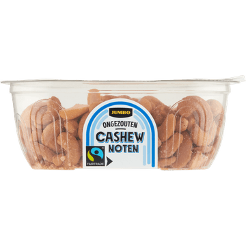 Jumbo Ongezouten Cashewnoten Fairtrade 140 g