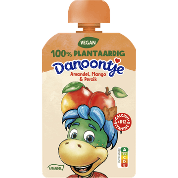 Danoontje 100% Plantaardig Amandel Mango Perzik 90g