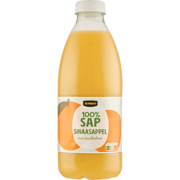 Jumbo 100% Sap Sinaasappel met Vruchtvlees 1 L
