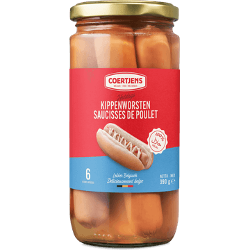 Coertjens 6 Kippenworsten 390 g