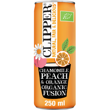 Clipper Chamomile, Peach & Orange Organic Fusion 250 ml