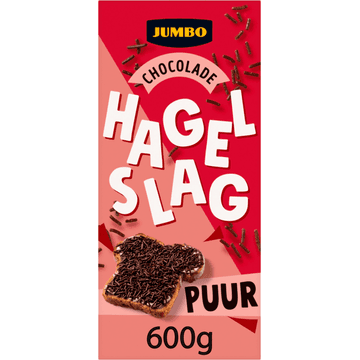 Jumbo Chocoladehagelslag Puur 600 g