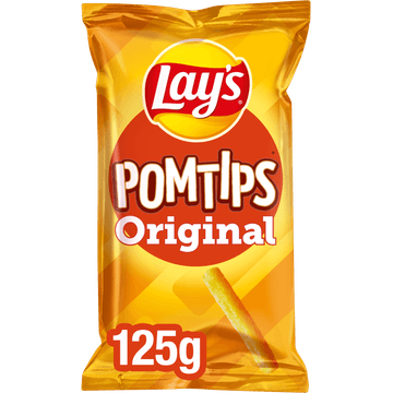 Lay's Pomtips Naturel Chips 125 gr