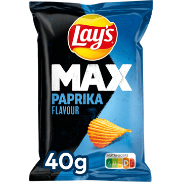 Lay's Max Ribbel Chips Paprika 40 gr