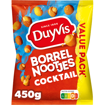 Duyvis Borrelnootjes Cocktail Pinda Noten 450 gr