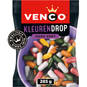 Venco Kleurendrop Hard Zoet 285 g