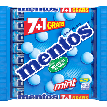 Mentos Mint 7+1 Rollen 300 g