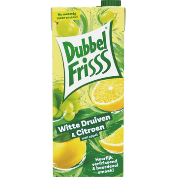 DubbelFrisss Witte Druiven - Citroen 1,5 L