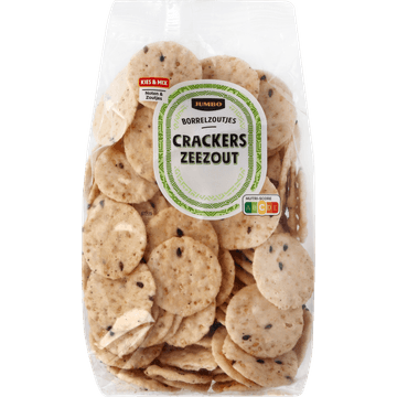 Jumbo Borrelzoutjes Crackers Zeezout 115 g