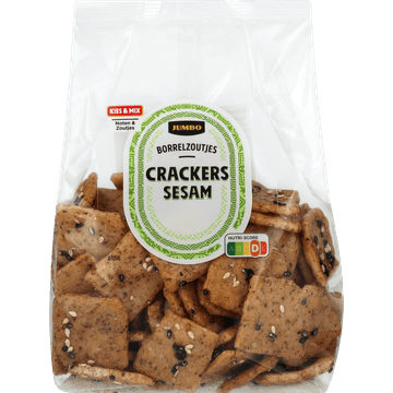 Jumbo Borrelzoutjes Crackers Sesam 135 g