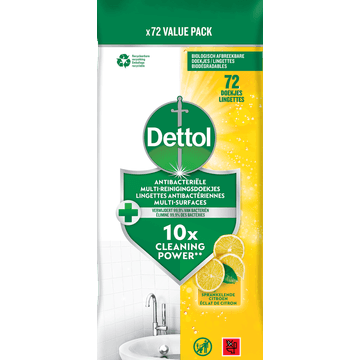 Dettol Doekjes Citrus 72 Stuks