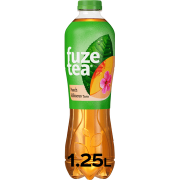 Fuze Tea Black Iced Tea Peach Hibiscus 1,25 L