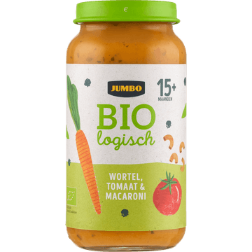 Jumbo Biologisch Babyvoeding Wortel, Tomaat & Macaroni 15+ Maanden 250 g