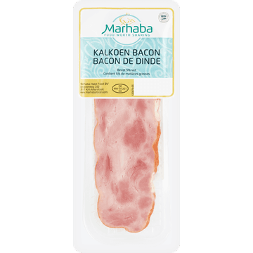 Marhaba Kalkoen Bacon 80 g