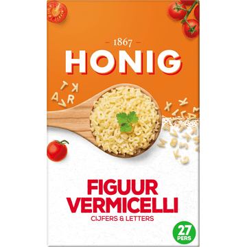 Honig Figuurvermicelli Cijfers en Letters 275 g