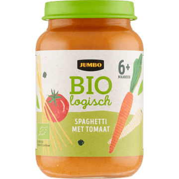 Jumbo Biologisch Babyvoeding Spaghetti met Tomaat 6+ Maanden 250 g