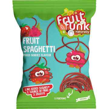 Fruitfunk Fruit Spaghetti Gemengde Bessen 100g