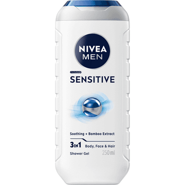 Nivea Men Sensitive 3 In 1 Shower Gel 250 ML