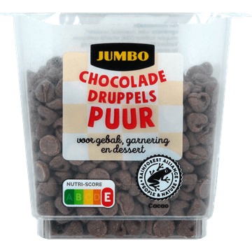 Jumbo Chocolade Druppels Puur 125 g