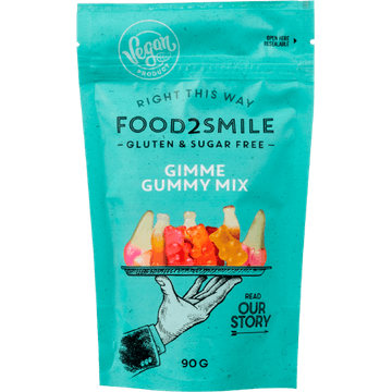 Food2Smile Gummy Mix Gluten- en Suikervrij 90 g