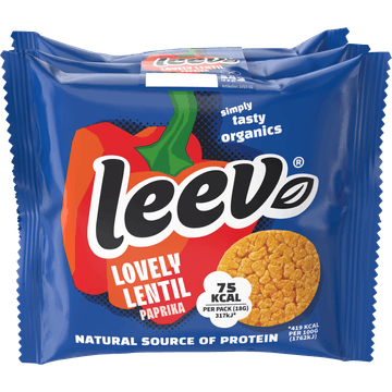 Leev® bio LOVELY LENTIL cakes paprika 54g (3x2st)