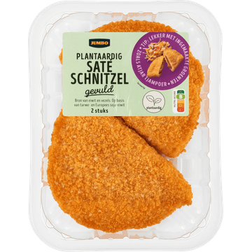Jumbo Plantaardig Saté Schnitzel Gevuld 2 Stuks