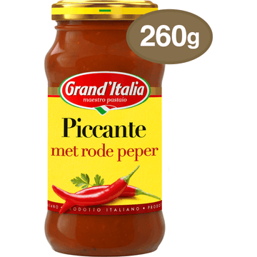 Grand'Italia Piccante met Chilipeper Pastasaus 260g