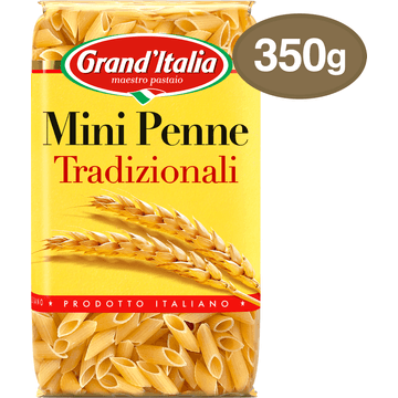 Grand'Italia Mini Penne Tradizionali Pasta 350 g