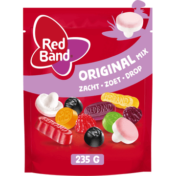 Red Band Original Mix Zacht Zoet Drop 235 g