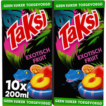 Taksi Exotisch Fruit GST 10-pack 0,2 L