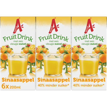 Appelsientje FruitDrink Sinaasappel 6-pack 0,2 L