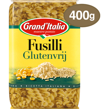 Grand'Italia Fusilli Glutenvrij Pasta 400 g