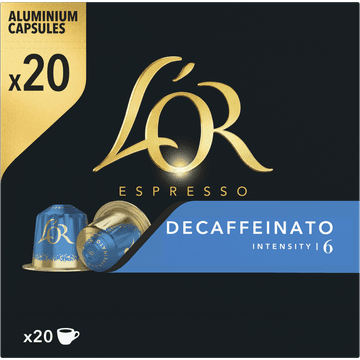L'OR Espresso Decaffeinato 20 Stuks 104 g
