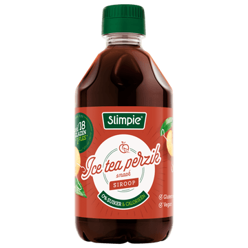 Slimpie Ice Tea Perzik Smaak Siroop 300 ml